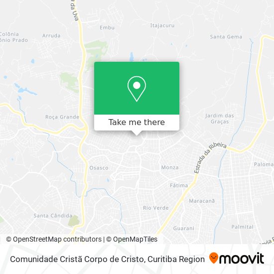 Comunidade Cristã Corpo de Cristo map
