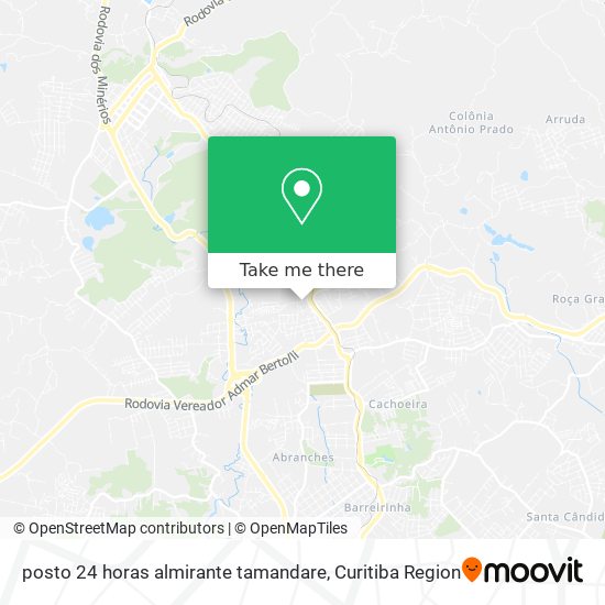 posto 24 horas almirante tamandare map