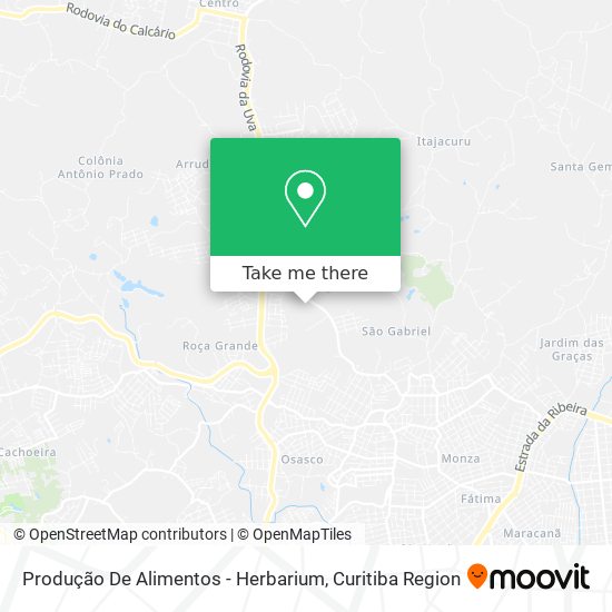Produção De Alimentos - Herbarium map