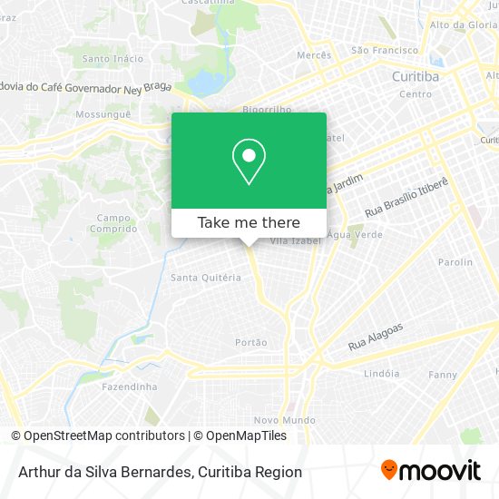 Arthur da Silva Bernardes map