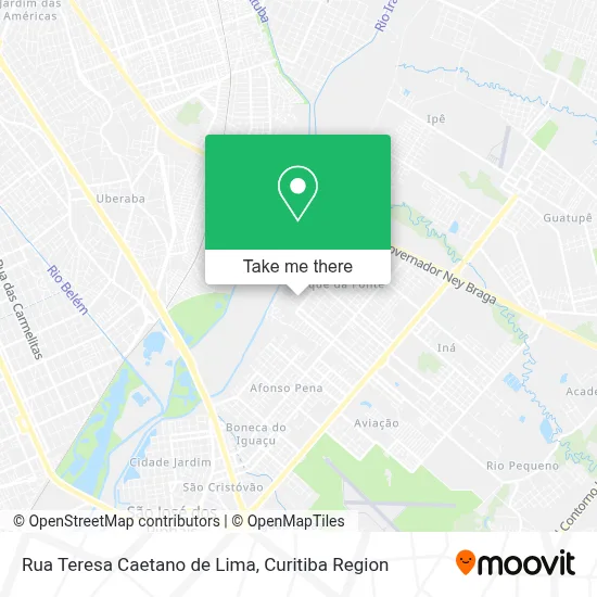 Rua Teresa Caetano de Lima map