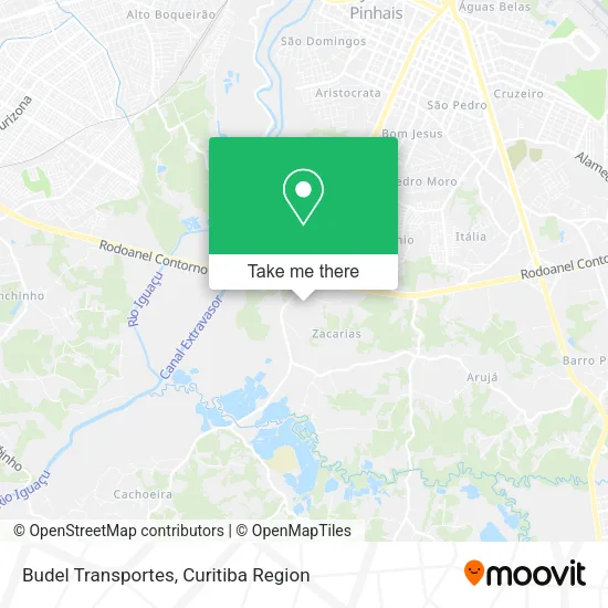 Budel Transportes map