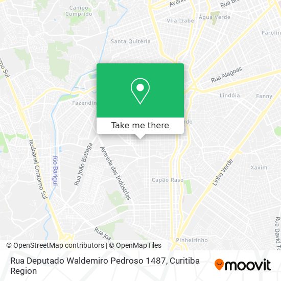 Rua Deputado Waldemiro Pedroso 1487 map