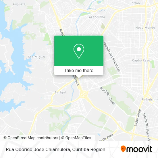 Rua Odorico José Chiamulera map