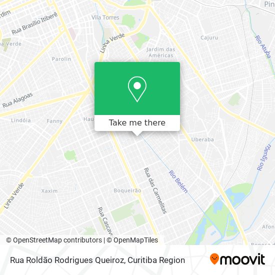 Mapa Rua Roldão Rodrigues Queiroz