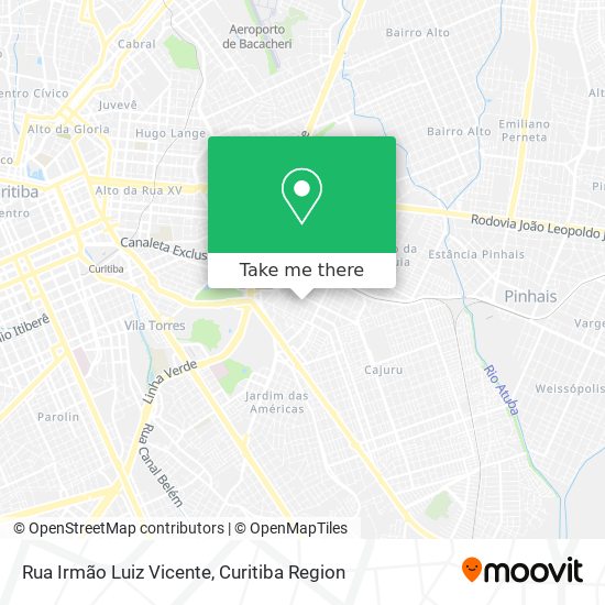 Rua Irmão Luiz Vicente map