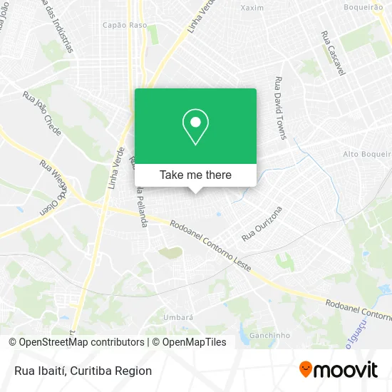 Rua Ibaití map