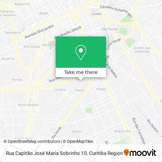 Rua Capitão José Maria Sobrinho 10 map