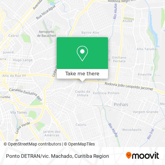 Mapa Ponto DETRAN/vic. Machado