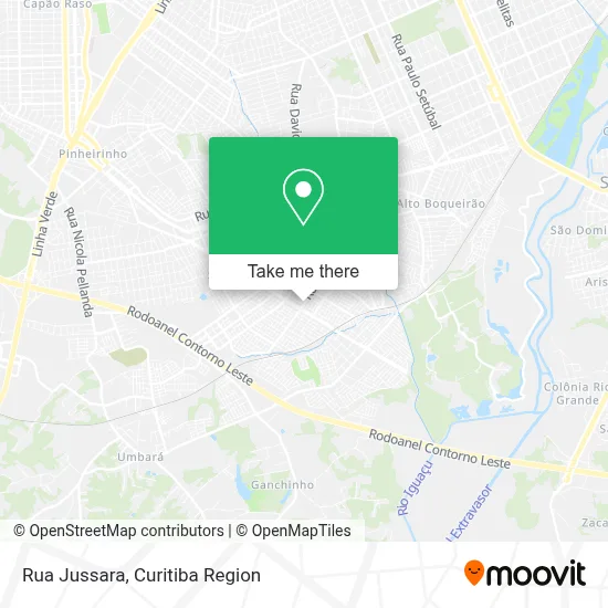 Rua Jussara map