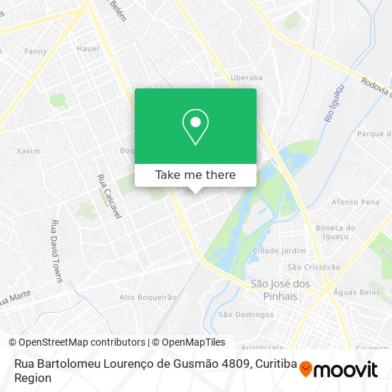 Rua Bartolomeu Lourenço de Gusmão 4809 map