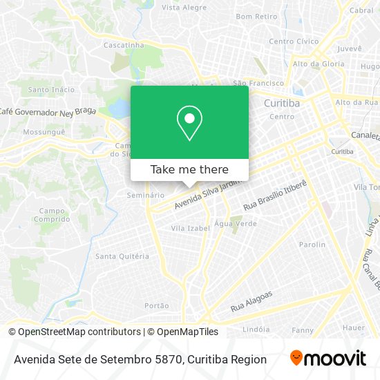 Avenida Sete de Setembro 5870 map