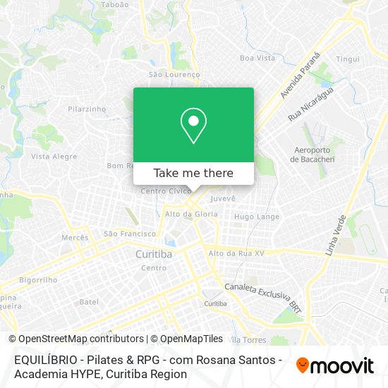 EQUILÍBRIO - Pilates & RPG - com Rosana Santos - Academia HYPE map