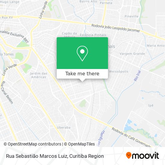 Rua Sebastião Marcos Luiz map