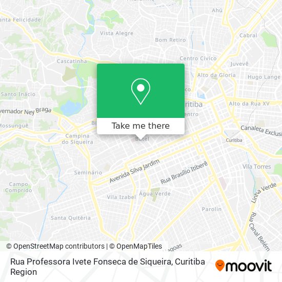 Rua Professora Ivete Fonseca de Siqueira map