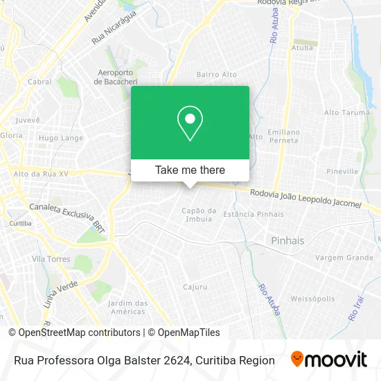 Rua Professora Olga Balster 2624 map
