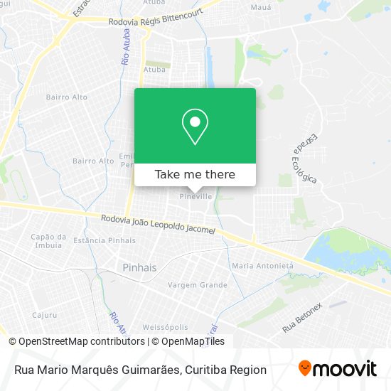 Rua Mario Marquês Guimarães map