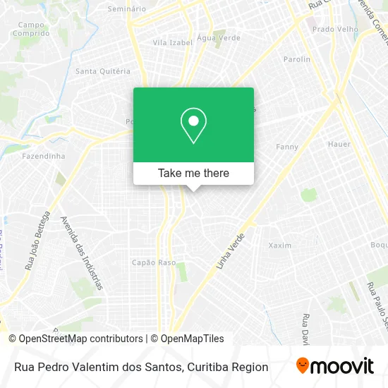 Rua Pedro Valentim dos Santos map
