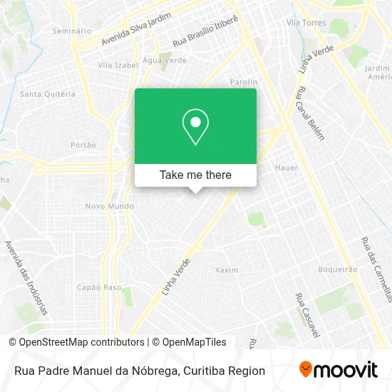 Rua Padre Manuel da Nóbrega map