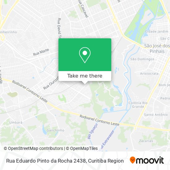 Mapa Rua Eduardo Pinto da Rocha 2438