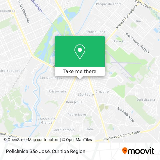 Policlínica São José map