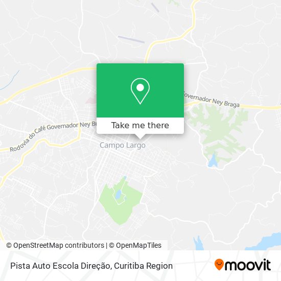 Pista Auto Escola Direção map