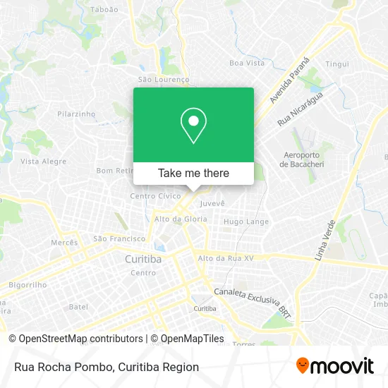 Rua Rocha Pombo map