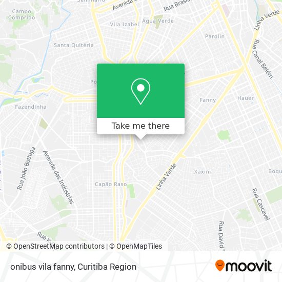 onibus vila fanny map