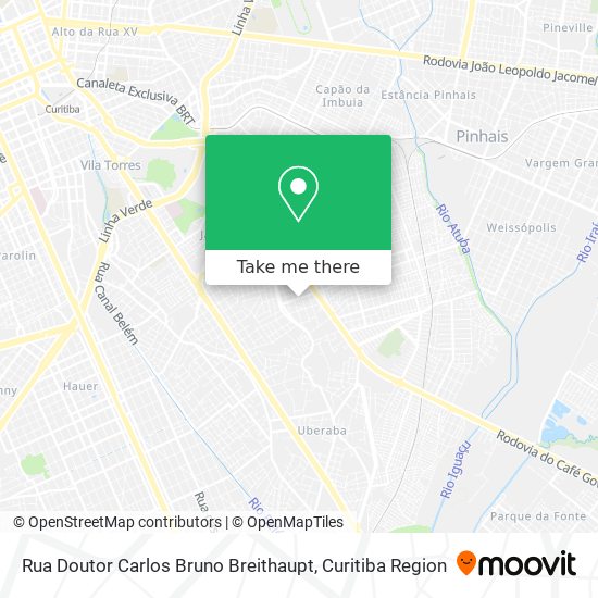 Rua Doutor Carlos Bruno Breithaupt map