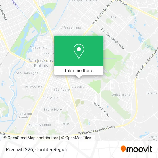 Rua Irati 226 map