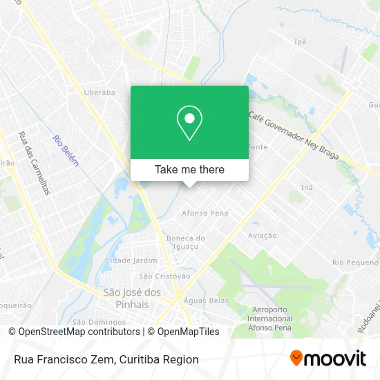 Rua Francisco Zem map