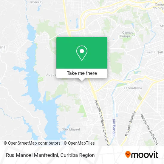 Rua Manoel Manfredini map