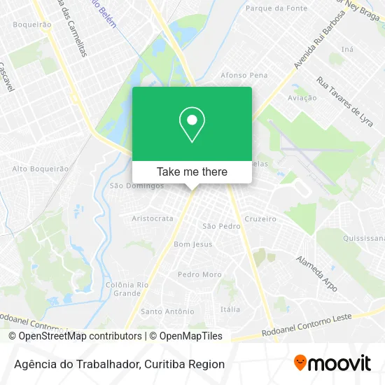 Agência do Trabalhador map