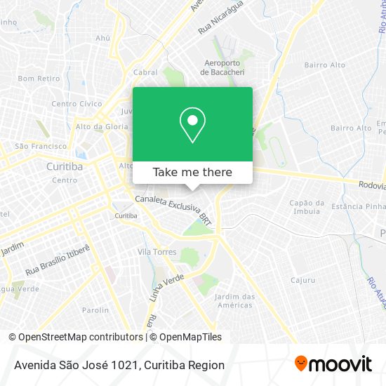 Avenida São José 1021 map