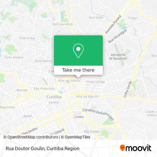 Rua Doutor Goulin map