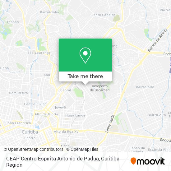 CEAP Centro Espírita Antônio de Pádua map