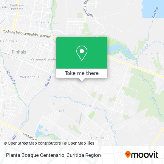 Planta Bosque Centenario map
