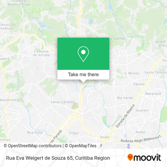 Rua Eva Weigert de Souza 65 map