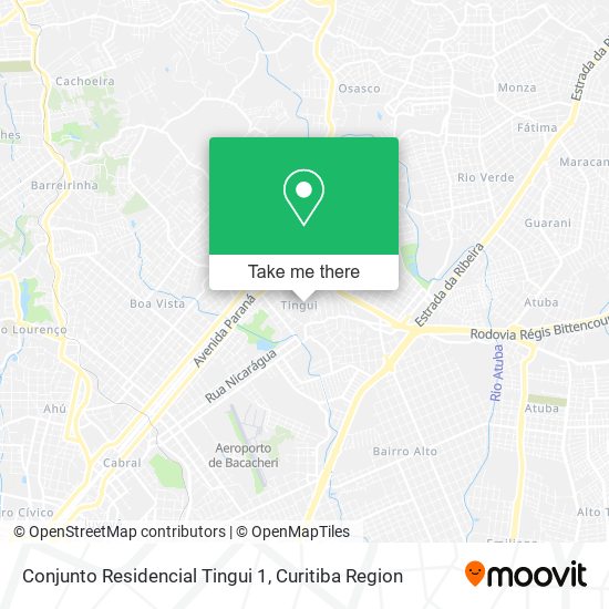 Conjunto Residencial Tingui 1 map