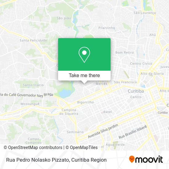 Rua Pedro Nolasko Pizzato map