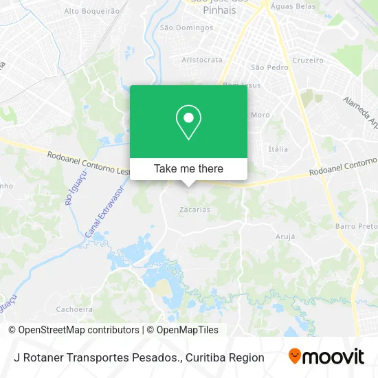 J Rotaner Transportes Pesados. map