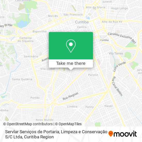 Servlar Serviços de Portaria, Limpeza e Conservação S / C Ltda map