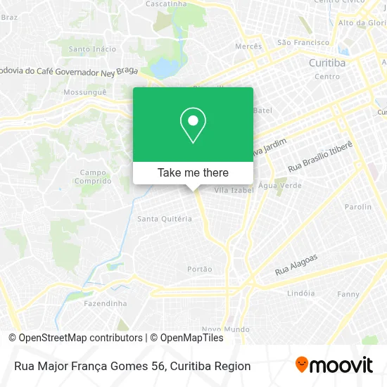 Rua Major França Gomes 56 map