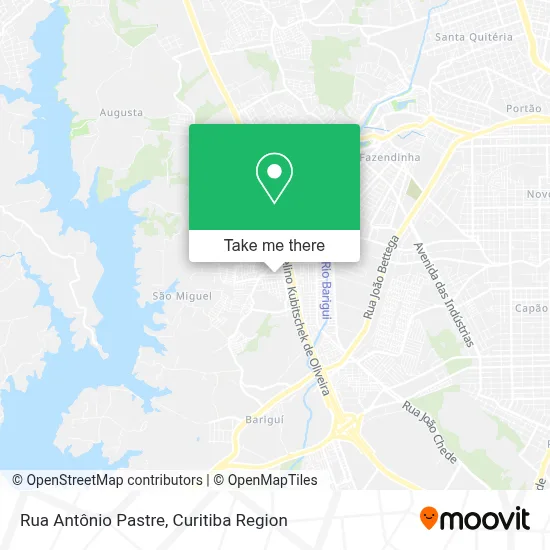 Rua Antônio Pastre map