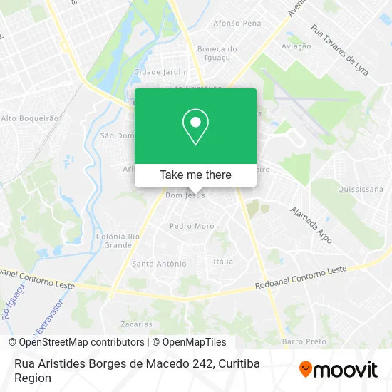 Rua Aristides Borges de Macedo 242 map
