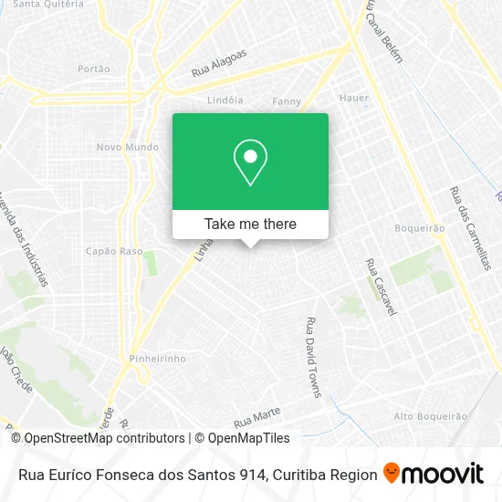 Rua Euríco Fonseca dos Santos 914 map