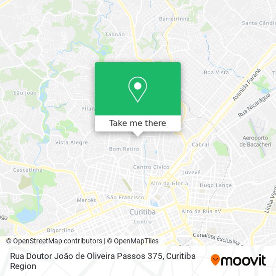 Rua Doutor João de Oliveira Passos 375 map