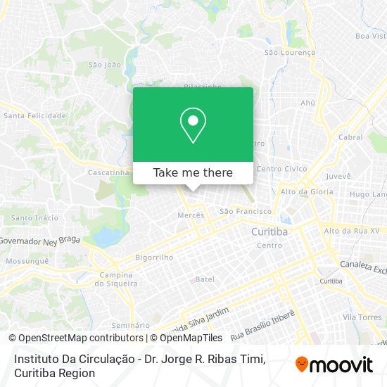 Instituto Da Circulação - Dr. Jorge R. Ribas Timi map