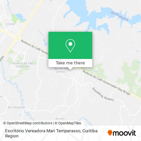 Escritório Vereadora Mari Temperasso map