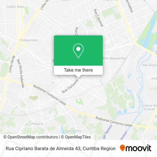 Rua Cipriano Barata de Almeida 43 map
